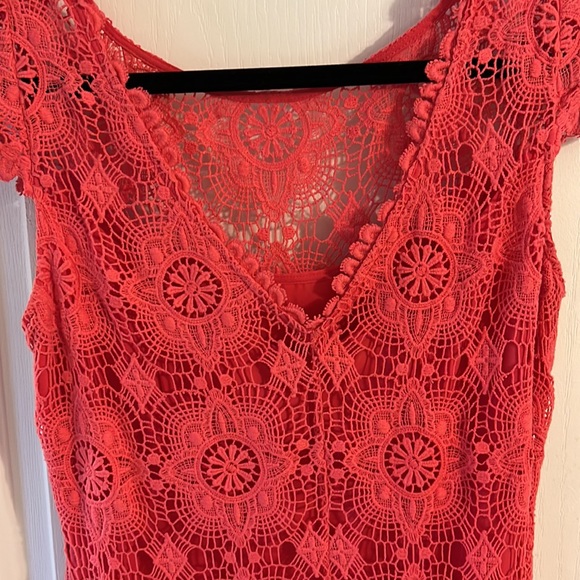 Ali Ra lace pink dress. Size 8 - Picture 3 of 8